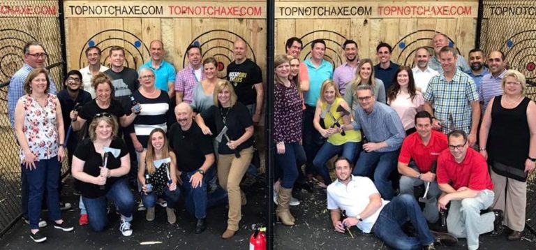 The Ideal Corporate Team Building Activity?  3 Reasons Why Axe Throwing Could Be It. Featured Image