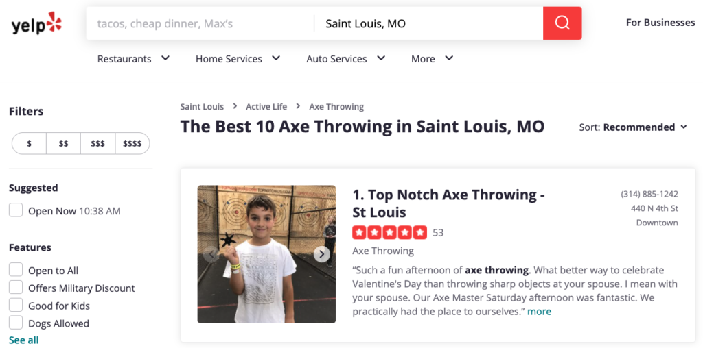 St. Louis Axe Throwing Top Notch Axe Throwing 1 Axe Bar Downtown
