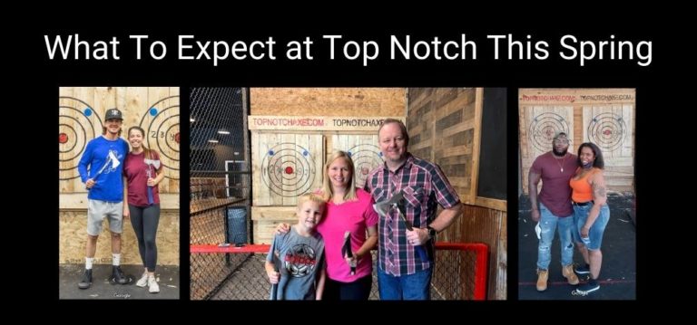 What To Expect at Top Notch Axe Throwing This Spring (2021) Featured Image