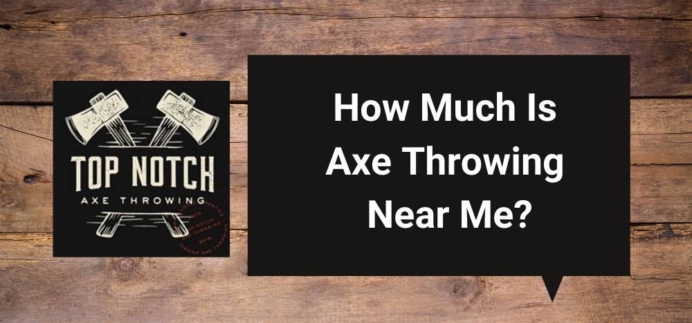 how much is axe throwing on wood background